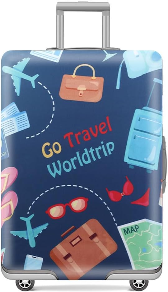 MosaiRudo Travel Luggage Covers For Suitcase Tsa Approved,Suitcase Cover Protector Fit 18-32 Inch Luggage Travel Accessories (T2492, S)