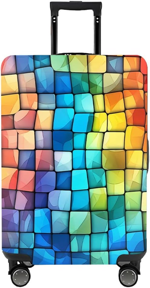 MosaiRudo Travel Luggage Covers For Suitcase Tsa Approved,Suitcase Cover Protector Fit 18-32 Inch Luggage Travel Accessories (T2481, XL)