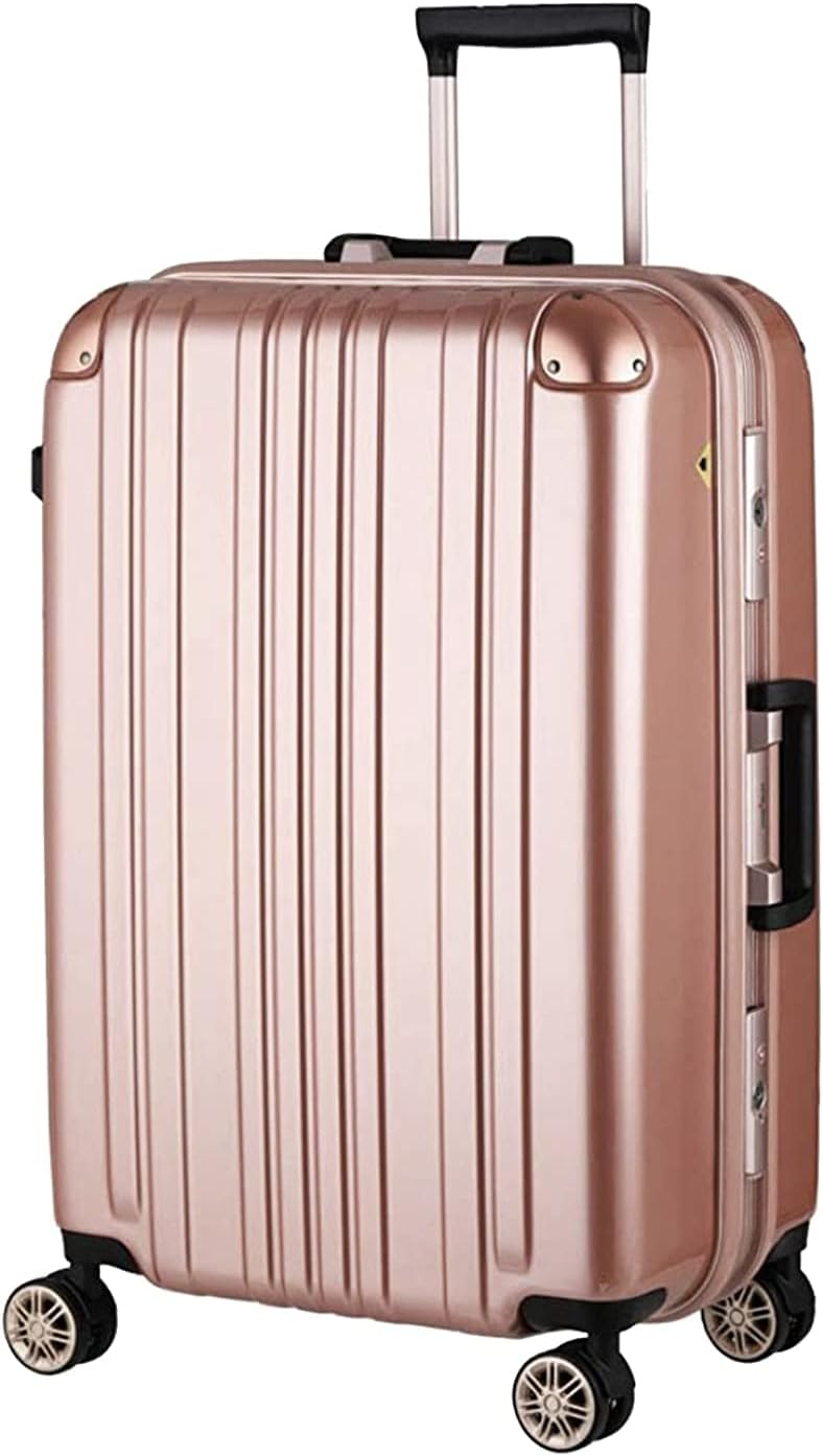 LEGEND WALKER Durable Aluminum Frame Hardside Luggage, 28-inch, Rose Gold, 5122-62-RGD