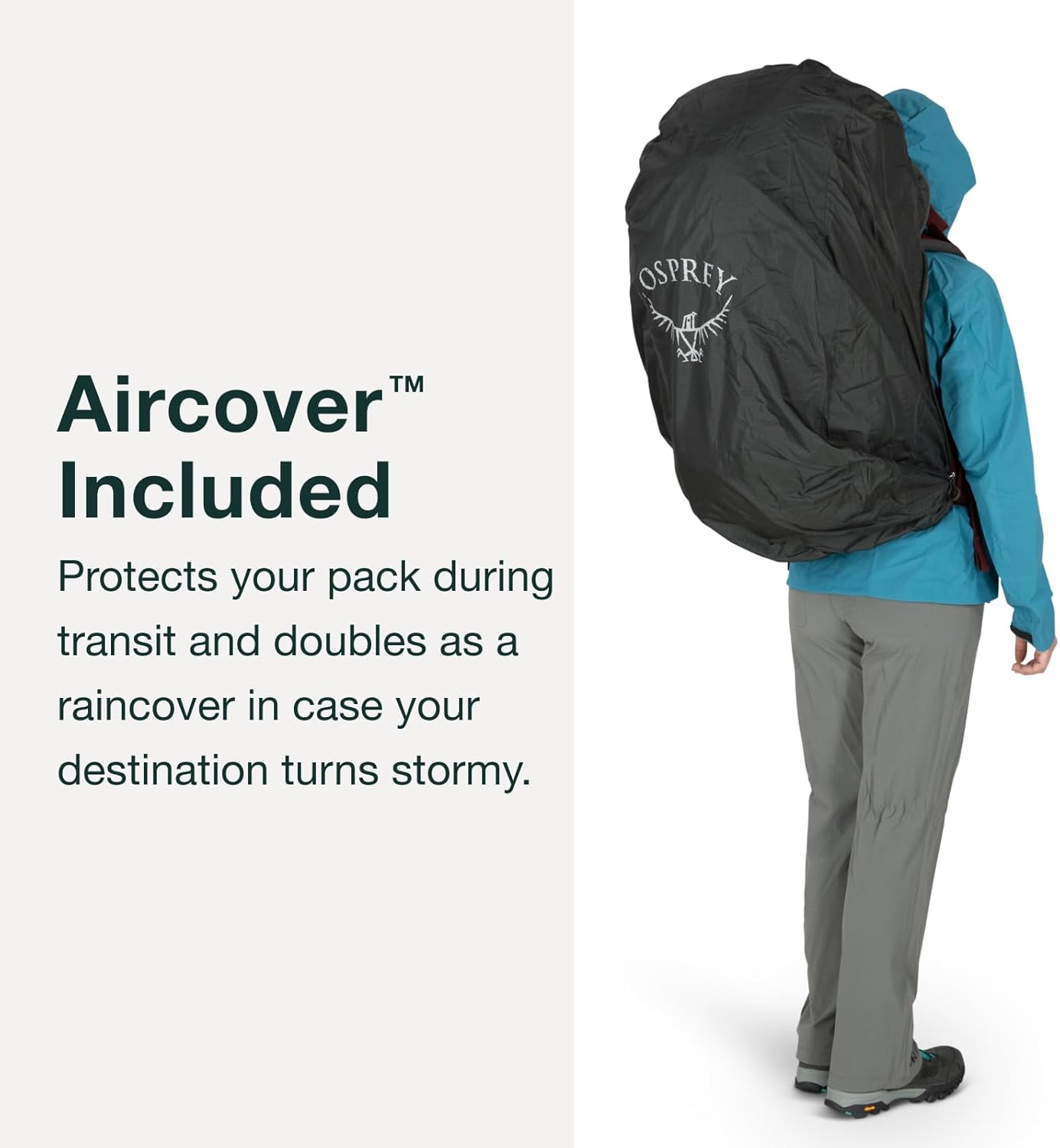 Osprey Fairview Trek 70L Women's Travel Backpack, Night Jungle Blue