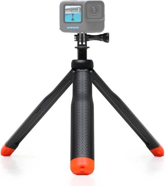 SOONSUN 4in1 Floating Selfie Stick Tripod for GoPro Hero 13 12 11 10 9 8 7 6 5 4 3, Max, AKASO, Osmo Action 3/4/5 Pro Camera - As Waterproof Extension Monopod Pole Floating Handle Grip Tripod Stand