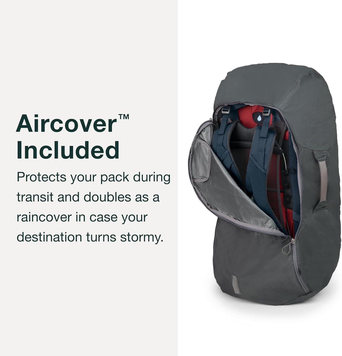 Osprey Farpoint Trek 55L Men's Travel Backpack, Black