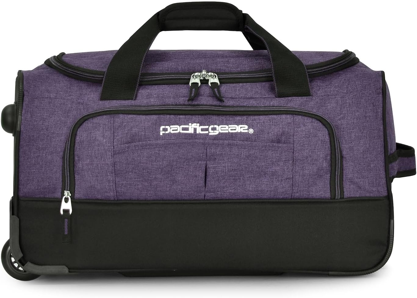 Pacific Gear Rolling Duffel Bag with Wheels, Luggage, Hockey, Sports, XL, Rollers, Heavy Duty 21"