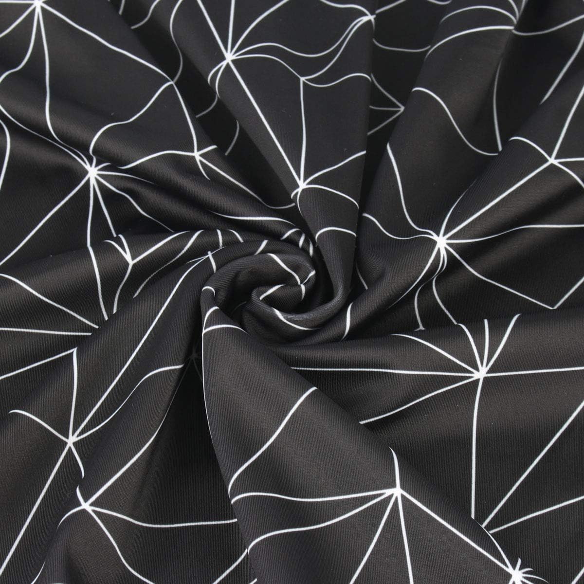 Explore Land Travel Luggage Cover Suitcase Protector Fits 27-30 Inch Case (Black Polygonal, L)