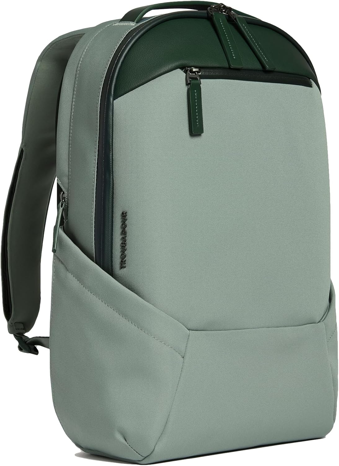 Troubadour Apex Backpack 3.0-25L Premium Laptop Backpack - Ergonomic & Water Resistant - Designed for Work and Travel - Green Smoke & Obsidian Green