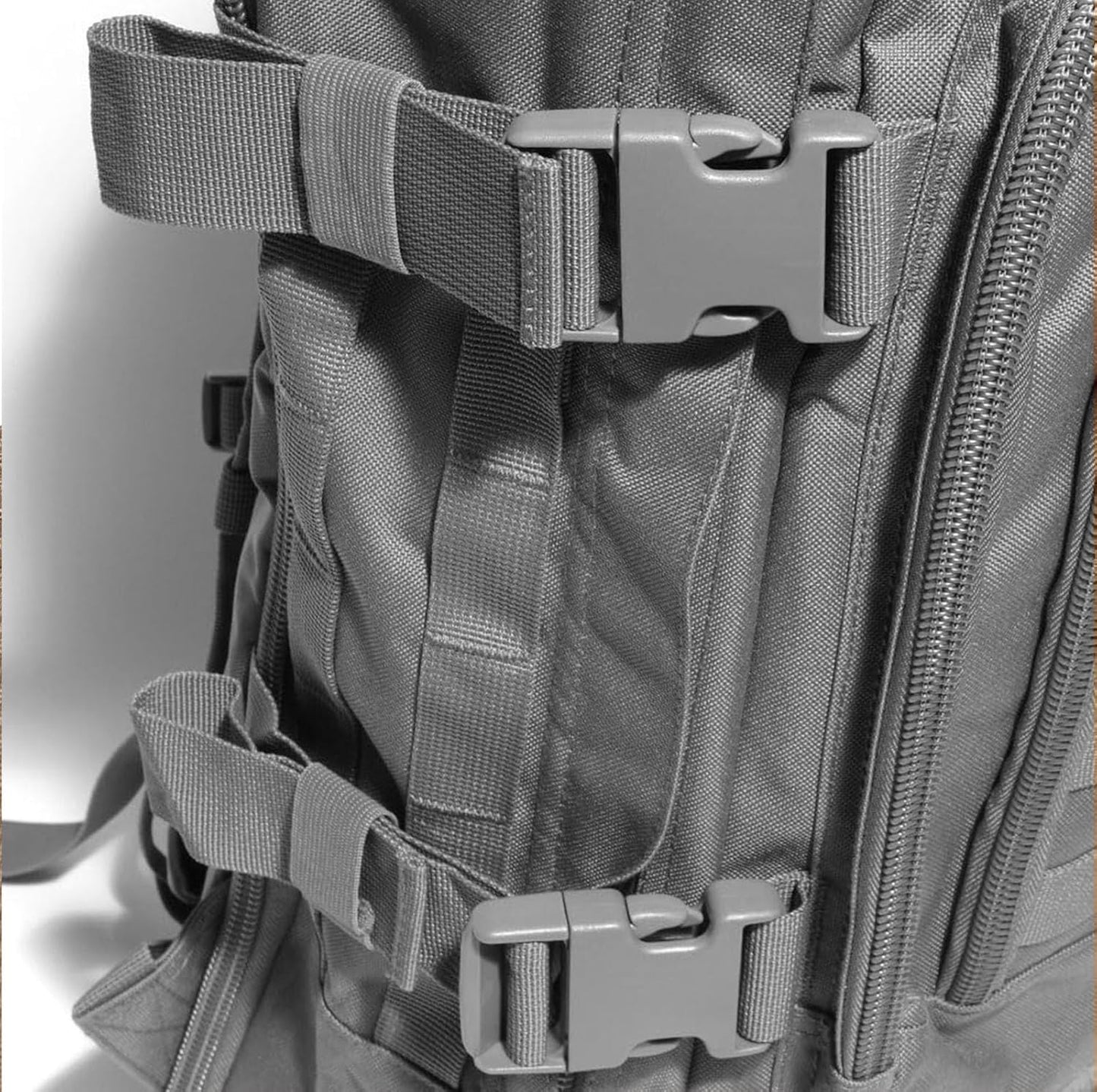 Tactical Backpack Military Backpacks for Men Army Expandable 3 Day Assault Pack Molle Backpacks Bug Out Bag (Grey)