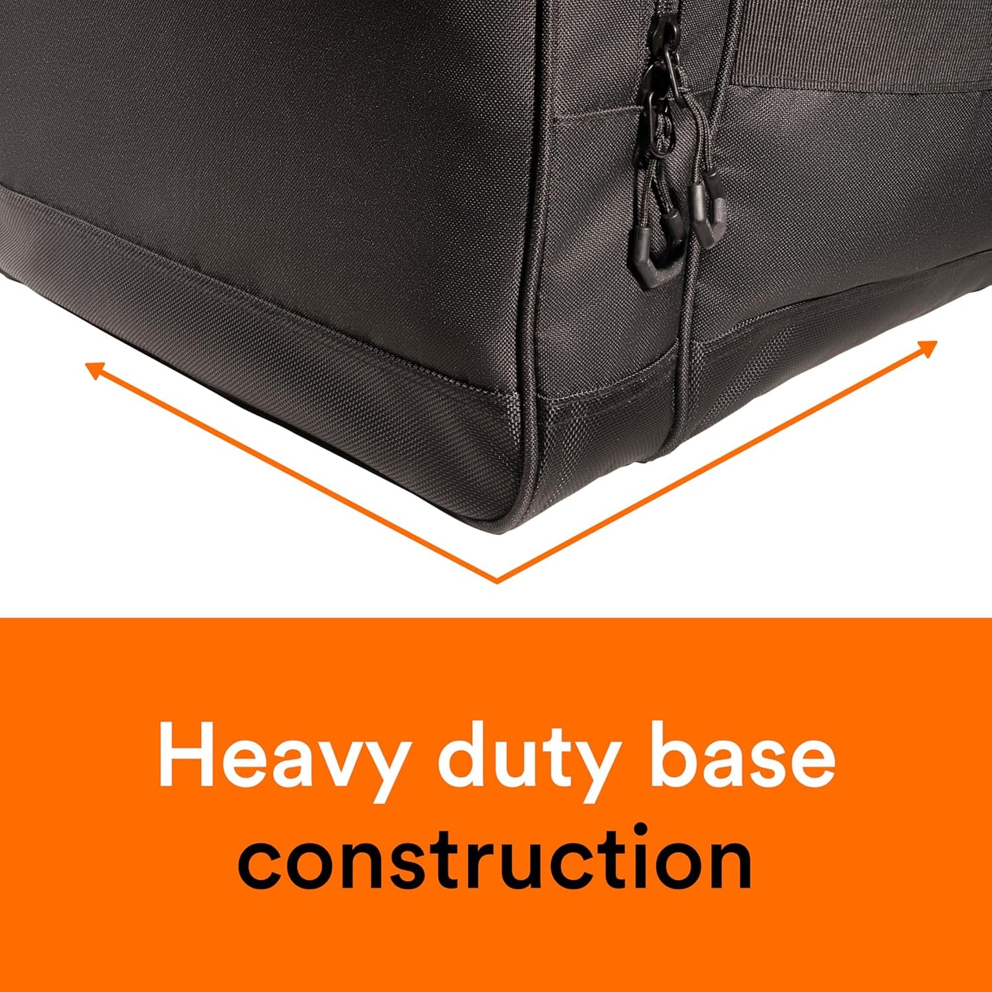 Fitdom 140L 38" Heavy Duty Extra Large Sports Equipment Duffle Bag with Upgrade Zipper, Durable & Water Resistant. Perfect for Travel Storage Football Hockey Baseball Basketball Team Coaches & More